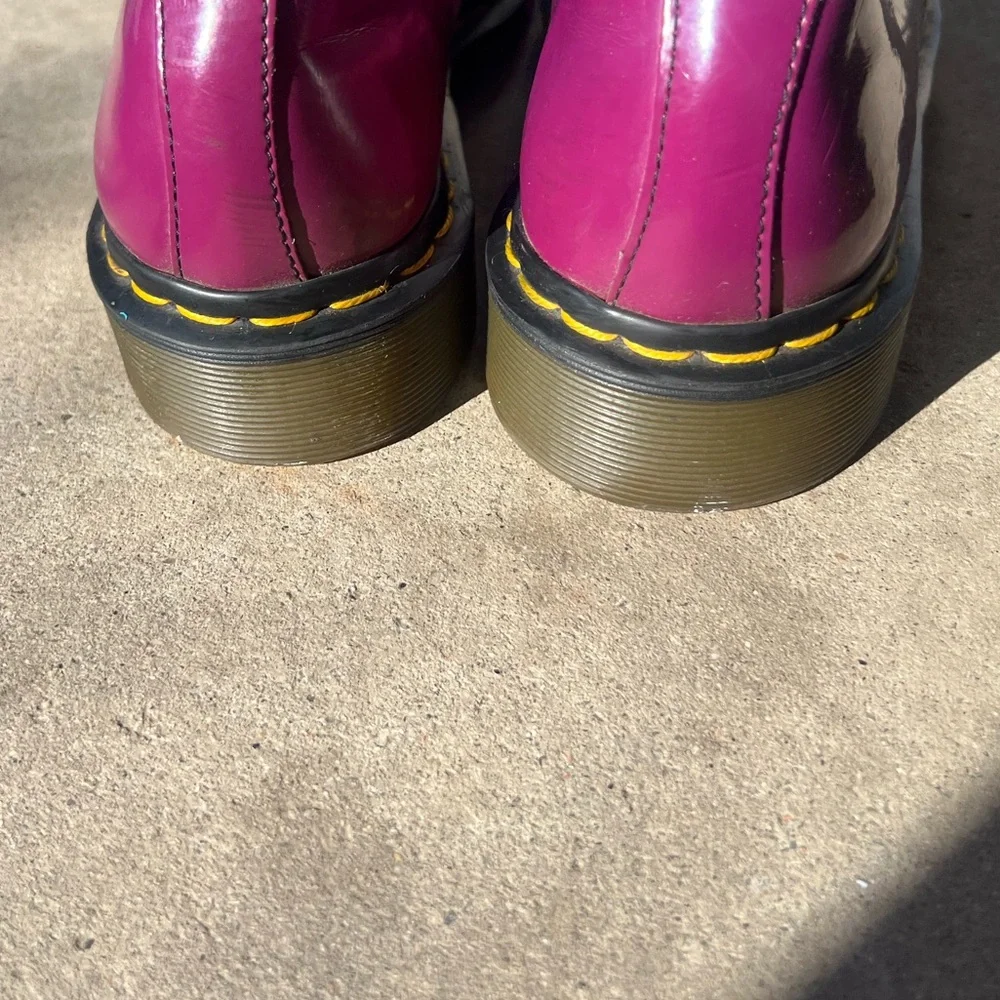 Doc Martens CUTE Purple Patent PASCALE 10084 AW004 Women’s Sz 8 RARE - Picture 12 of 13